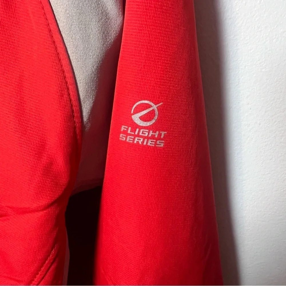 The North Face Flight Series Full Zip Jacket Mens M Red/Gray Lightweight Running